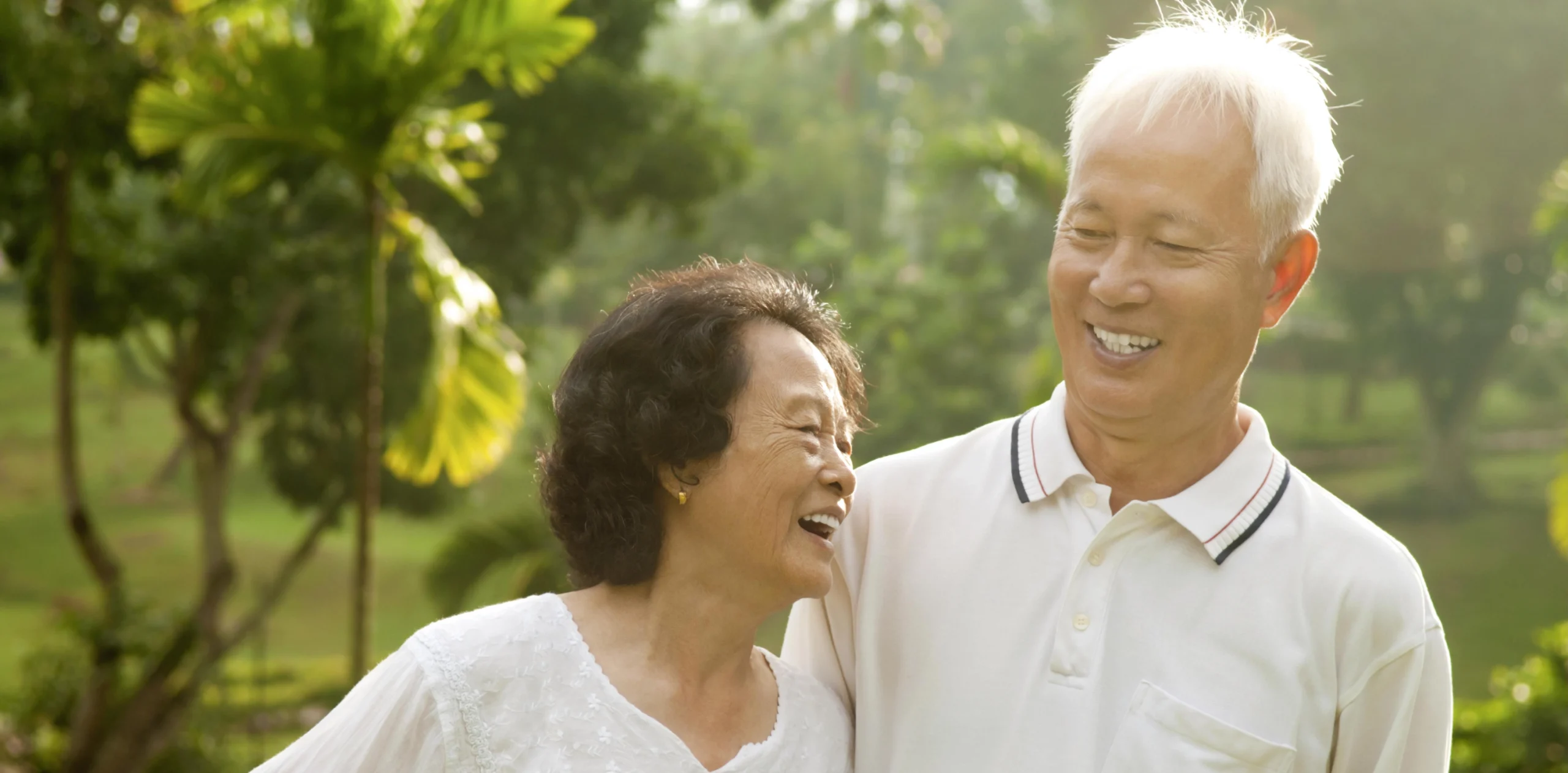 happy asian couple